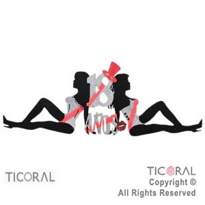 CARTEL 18 A�OS GOMA EVA RIVER LUX LB x 1